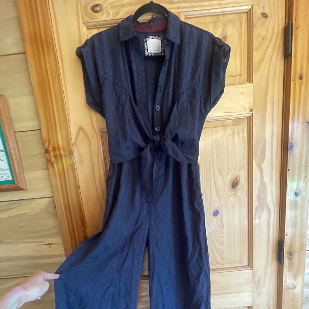 Navy jumpsuit by Anthropologie navy color